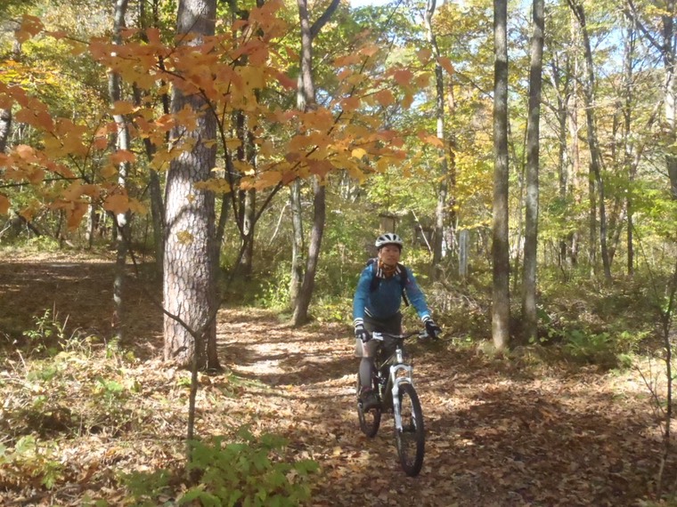 関東,軽井沢で初めてのマウンテンバイクMTB体験〜コース色々